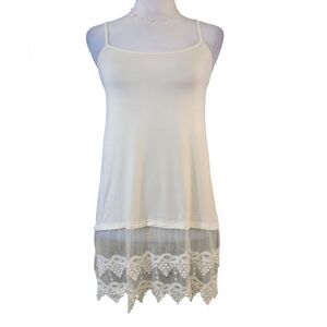 Grace lace 24-30-XS color white with embroidered